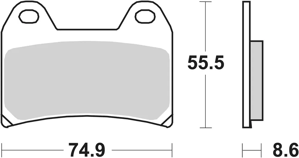 SBS Bremsbelag 706DC Road Racing Dual Carbon Preis Gesenkt