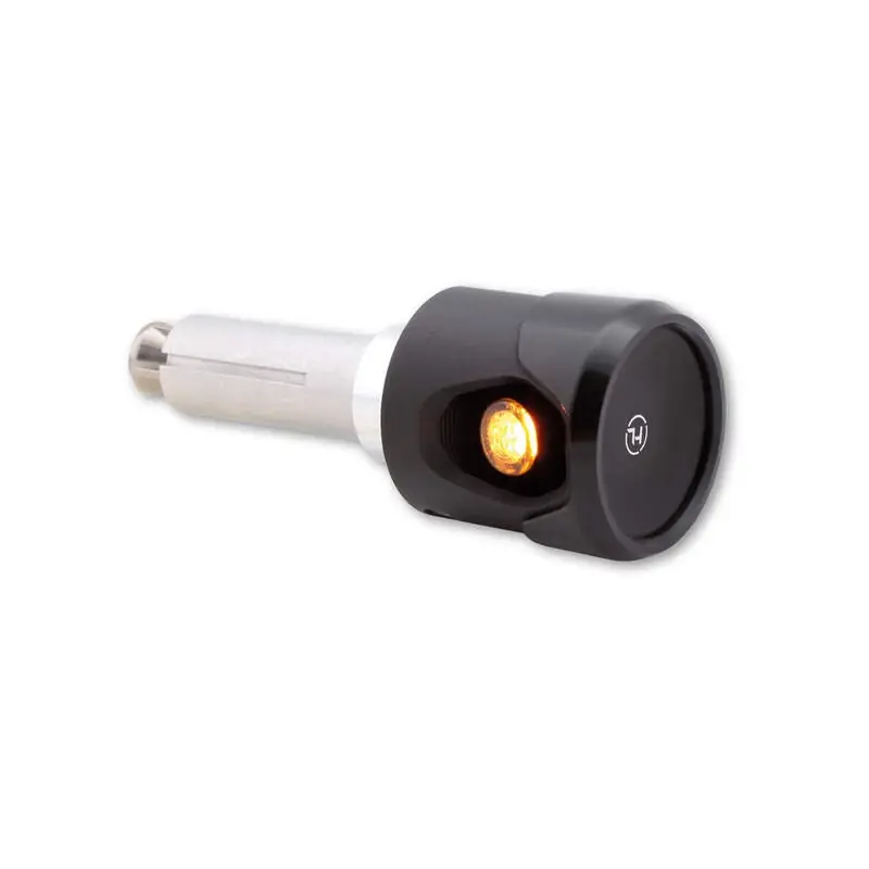 Direkt Vom Hersteller HIGHSIDER pro Akron-Flash LED Bar End Indicator Gehäuse Schwarz / Linse Orange (Paar), Vorn