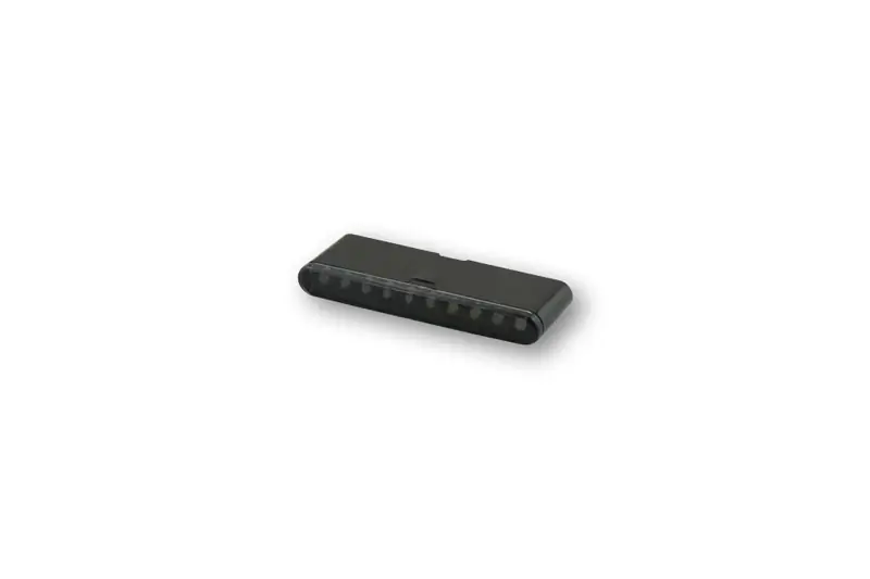 HIGHSIDER pro Stripe-Run LED Sequenz-Blinker Modul Gehäuse Schwarz / Linse Rauchgrau (Paar), Vorn & Hinten Günstig