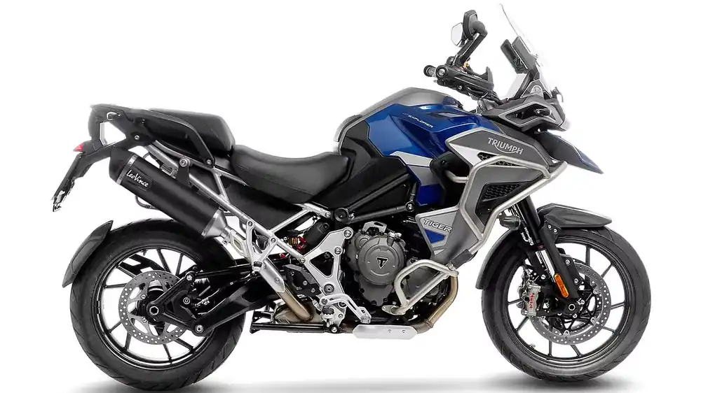 LeoVince SLIP-ON Edelstahl SBK NERO für TRIUMPH TIGER 1200 GT/RALLY Aktuell