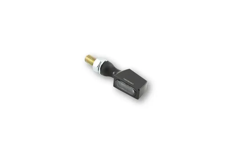 HIGHSIDER pro Surface LED Blinker Gehäuse Schwarz / Linse Rauchgrau (Paar), Vorn & Hinten Letzte Chance