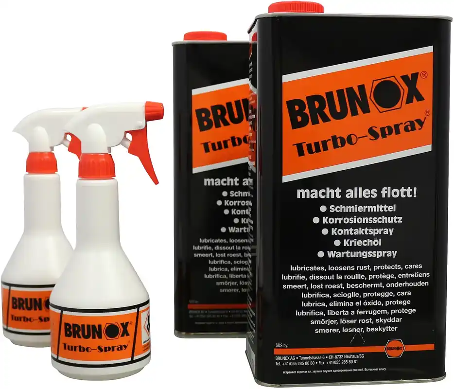 Brunox Turbo-Spray 2x 5l + 2x 500ml Neu Im Sortiment