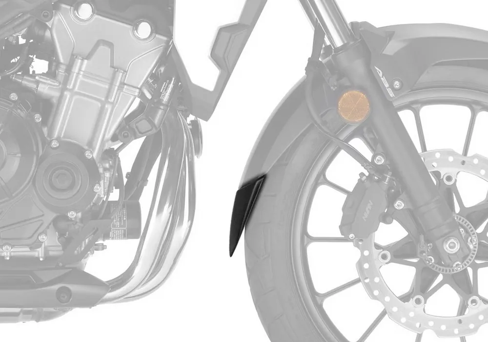 Echt BODYSTYLE Kotflügelverlängerung vorne ABS Kunststoff schwarz-matt für HONDA CB500X