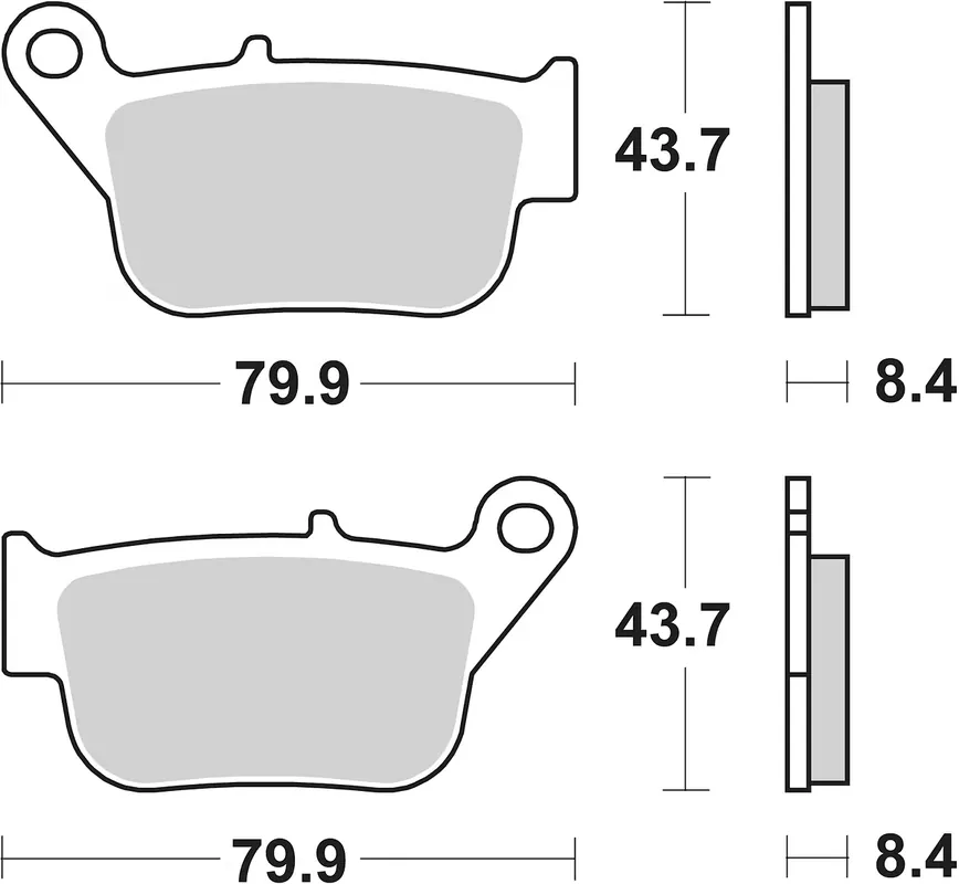 SBS Scooterbelag 221HF Street Ceramic Echt