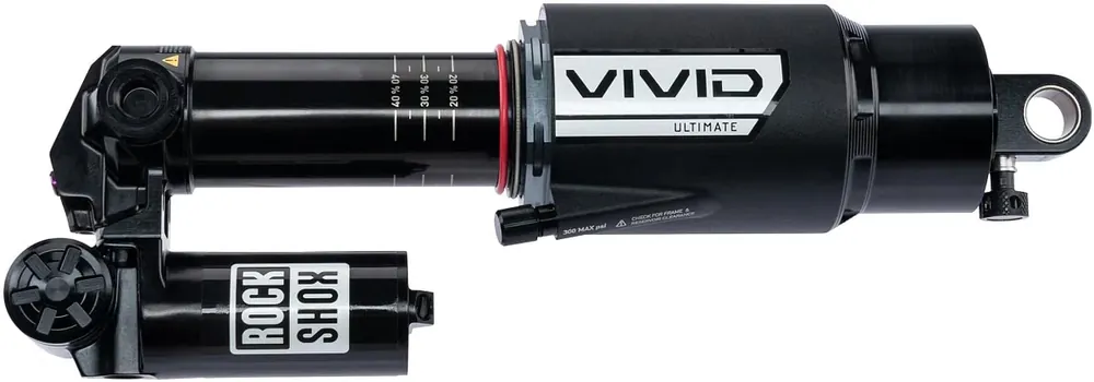 Neu RockShox Federbein Vivid Ultimate DH RC2 225 mm schwarz Body Trunnion (8x40 offset), Trek Sessio