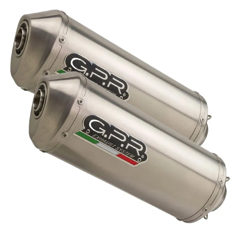 GPR Endschalldämpfer Honda Varadero 1000 1999/11 Pair EC-Approv. slip-on exhaust Satinox Sofort Bestellen