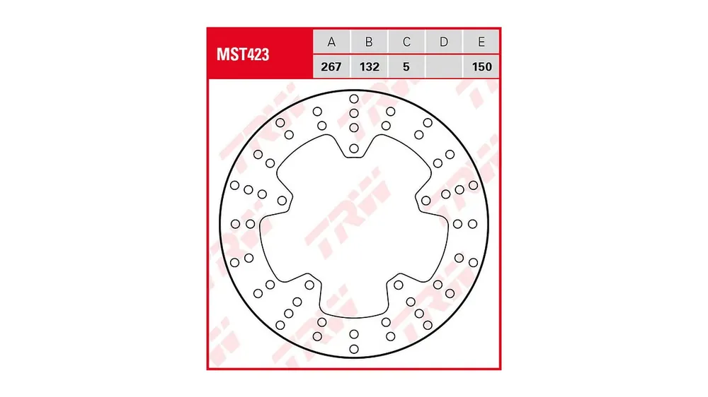 TRW Bremsscheibe MST423 mit Zulassung Bestseller