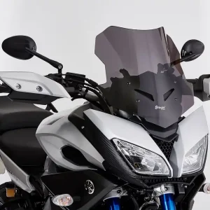 ERMAX Windschutzscheibe Sport Acrylic durchsichtig Schwarz getönt für YAMAHA Tracer 900 Must-Have