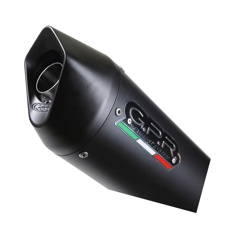 Solange Der Vorrat Reicht GPR Endschalldämpfer Yamaha X-Max 125 2006/16 Racing slip-on exhaust Furore Nero
