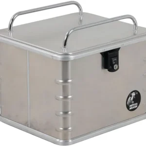Hepco & Becker Koffer rechts, silber, HEPCO & BECKER Koffer "Standard" 35 l Inhalt Neu Im Sortiment