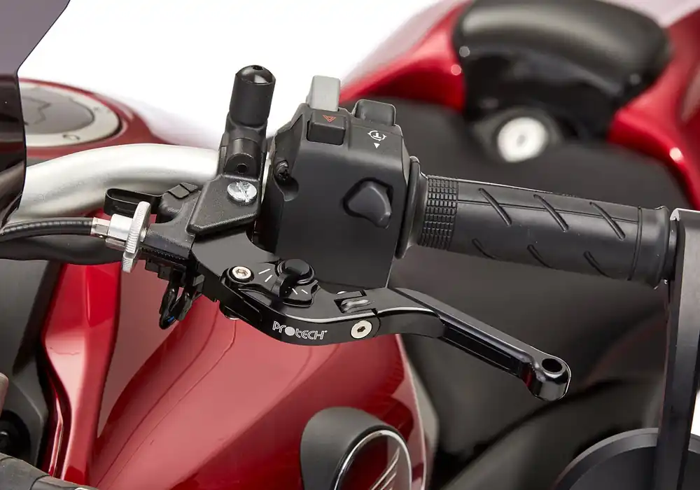 Zertifiziert PROTECH Hebel Bremshebel Sport Alu & Stahl Schwarz für KTM 790 Duke, 890 Duke, 890 Duke GP
