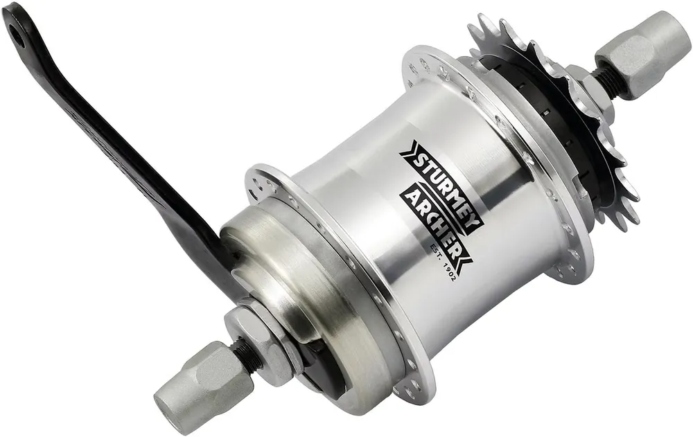 Sturmey Archer Getriebenabe S1C 36 Loch silber Direkt Vom Hersteller
