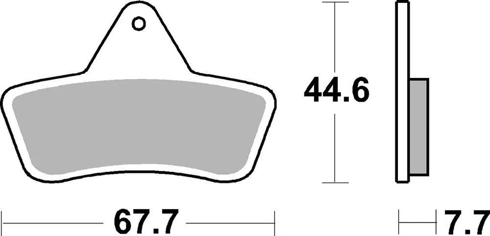 Neuheit SBS Bremsbelag 758ATS Quad Sinter