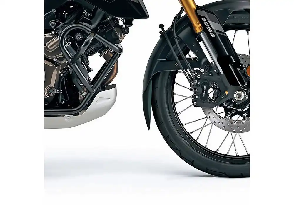 Sonderaktion BODYSTYLE Kotflügelverlängerung vorne ABS Kunststoff schwarz-matt für SUZUKI V-Strom 1050 DE
