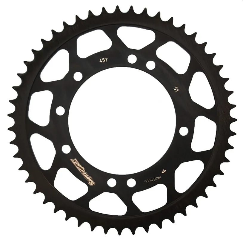 Schneller Versand Supersprox Stahl-Kettenrad 420 51Z (Schwarz)