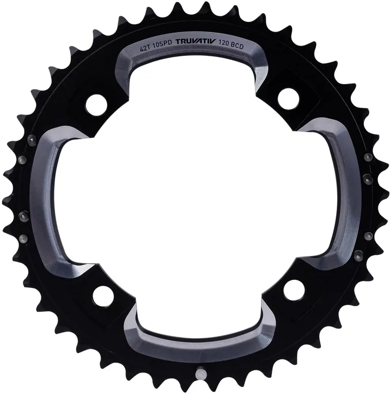 Geprüft Truvativ Kettenblatt MTB 42 Zähne 120 mm schwarz