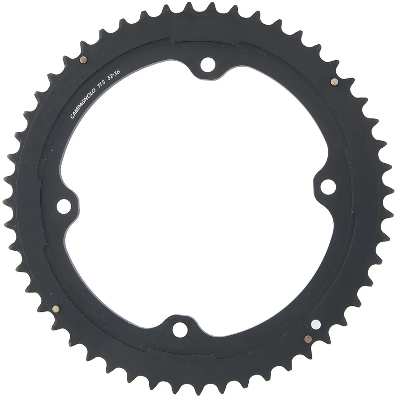 Campagnolo Kettenblatt Potenza 52 Zähne schwarz Preisreduziert