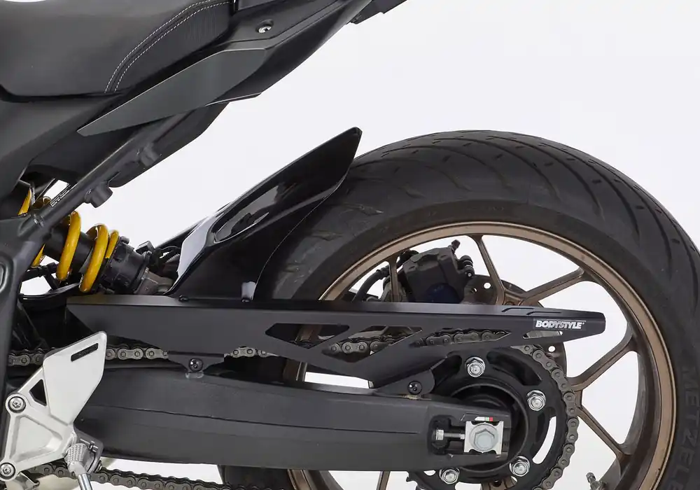 BODYSTYLE Sportsline Hinterradabdeckung mit Alu-Kettenschutz ABS Kunststoff grau für HONDA CB650R Sofort Bestellen
