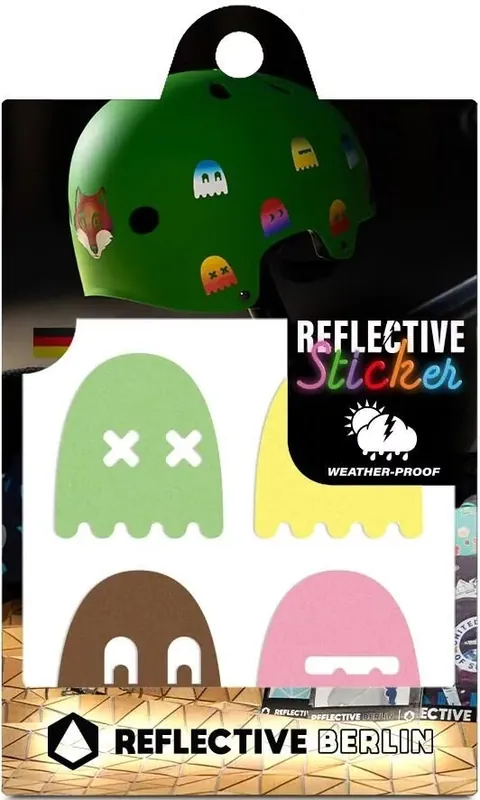 Reflective Berlin Reflexaufkleber Decals Geist, ice creme Ausverkauf