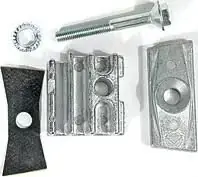 Preisknaller Hebie Adapterplatte Holland silber