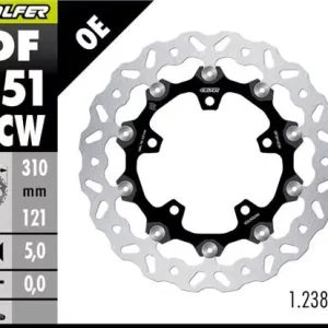 Galfer Bremsscheibe DF351 - Typ JCW - schwimmend Garantierte Lieferung