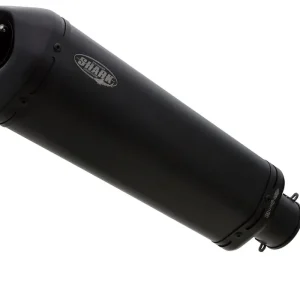 Billig Shark Performance SLIP-ON Edelstahl beschichtet schwarz-matt DSX-10 für HONDA CB1000R EURO4 EURO5