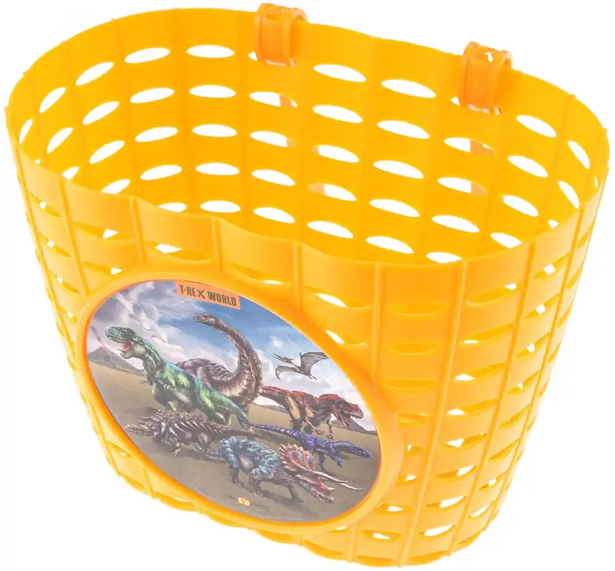 Bike Fashion Kinderkorb T-Rex World gelb,bunt Highlight