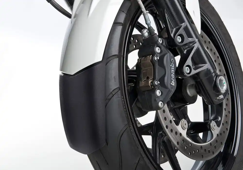 BODYSTYLE Kotflügelverlängerung vorne ABS Kunststoff schwarz-matt für MOTO GUZZI V85 TT Bestpreis