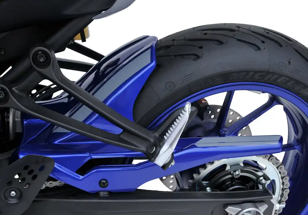 BODYSTYLE Sportsline Hinterradabdeckung ABS Kunststoff schwarz/grau für YAMAHA MT-07 Billig