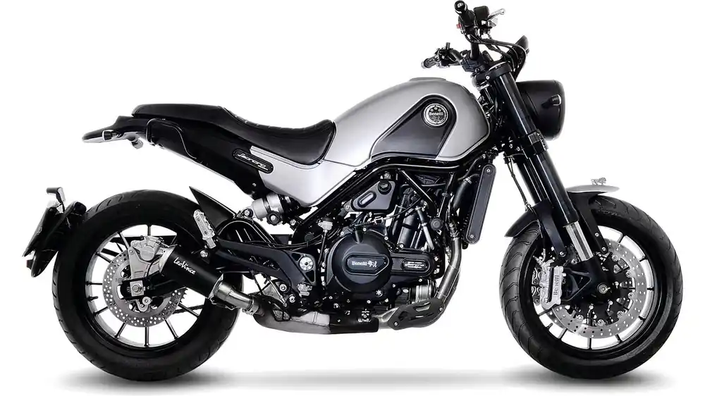 LeoVince SLIP-ON Edelstahl SBK LV-10 Schwarz für BENELLI LEONCINO / LEONCINO TRAIL Meistverkauft