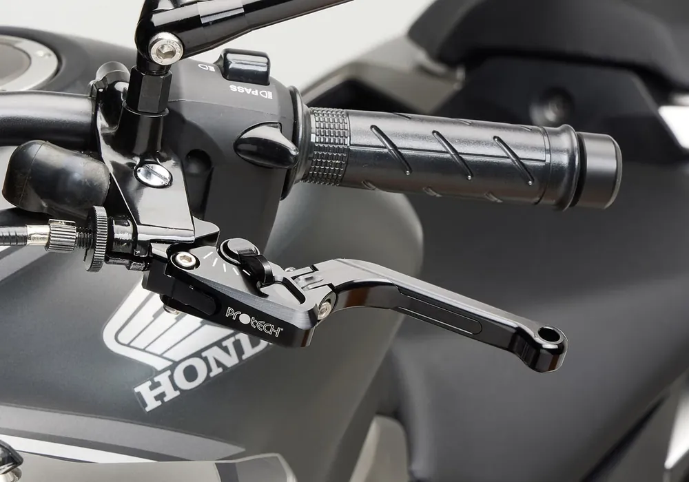 PROTECH Hebel Kupplungshebel Race Alu & Stahl Schwarz für SUZUKI SV 650 N, SV 650 S, DL 650 V-Strom Finale Aktion