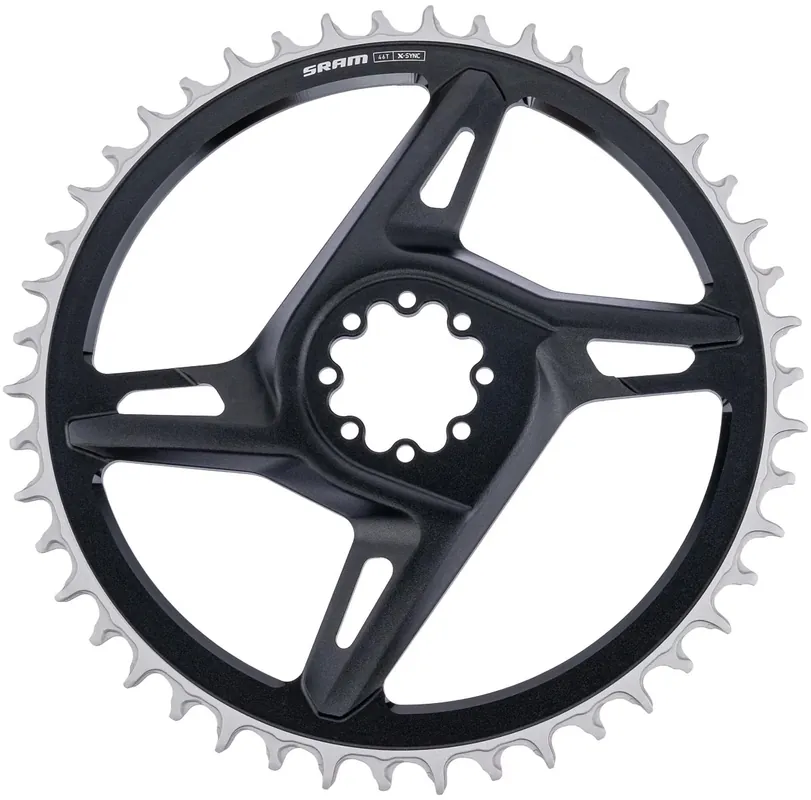 SRAM Kettenblatt X-Sync Road 46 Zähne schwarz/silber Direkt Vom Hersteller