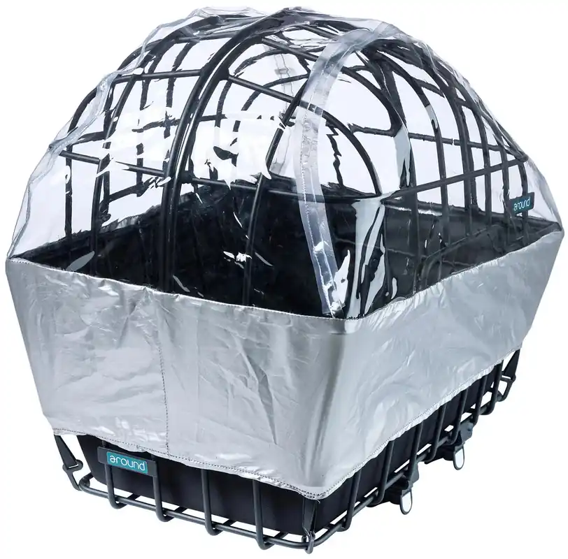 Günstig Pieper Regenschutzhaube Luna für Tierkorb silber / transparent