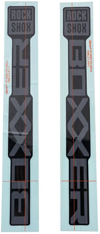 Beliebt RockShox Dekor Set grau
