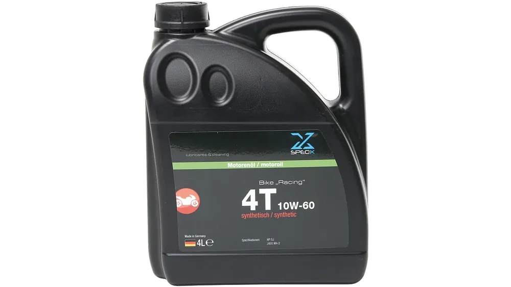 Spec-X Motoröl Bike 4T Racing 4 Liter 10W-60 Synthetisch Saisonangebot