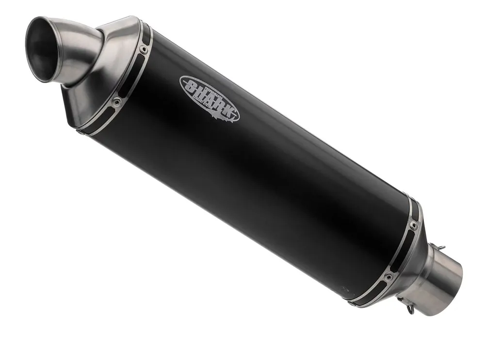 Mega-Angebot Shark Performance SLIP-ON Aluminium eloxiert/Endkappe Edelstahl gebürstet schwarz Trophy für HONDA XL750 Transalp EURO5 EURO5+