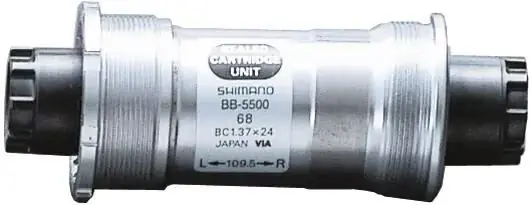 Markenprodukt Shimano Innenlager BB-5500 Octalink silber