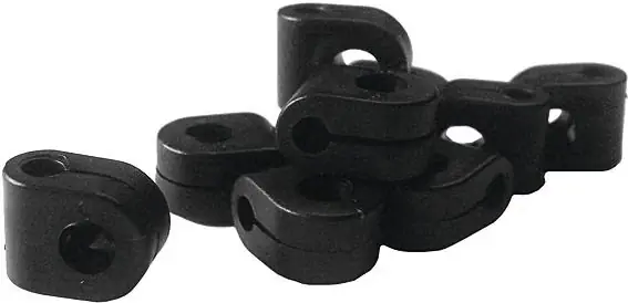 Markenprodukt Curana Strebenclip 4 mm schwarz