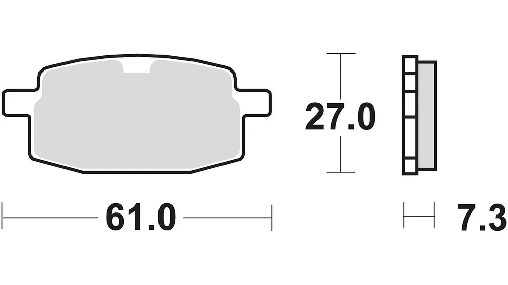 Top-Seller TRW Bremsbelag MCB 590 mit Zulassung