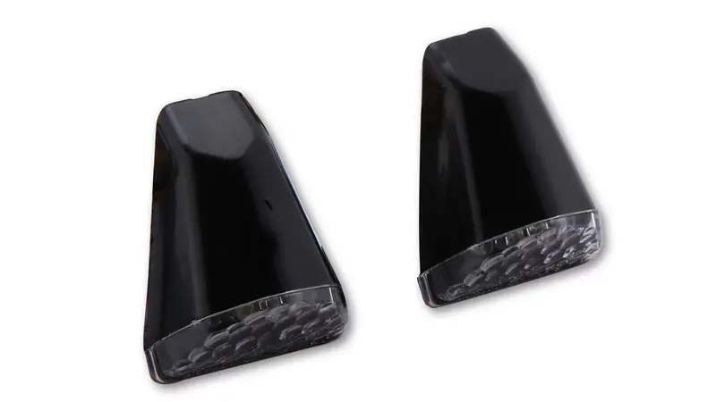 Nur Heute HIGHSIDER smart Swift LED Verkleidungsblinker Gehäuse Schwarz / Linse Klar (Paar), Vorn & Hinten