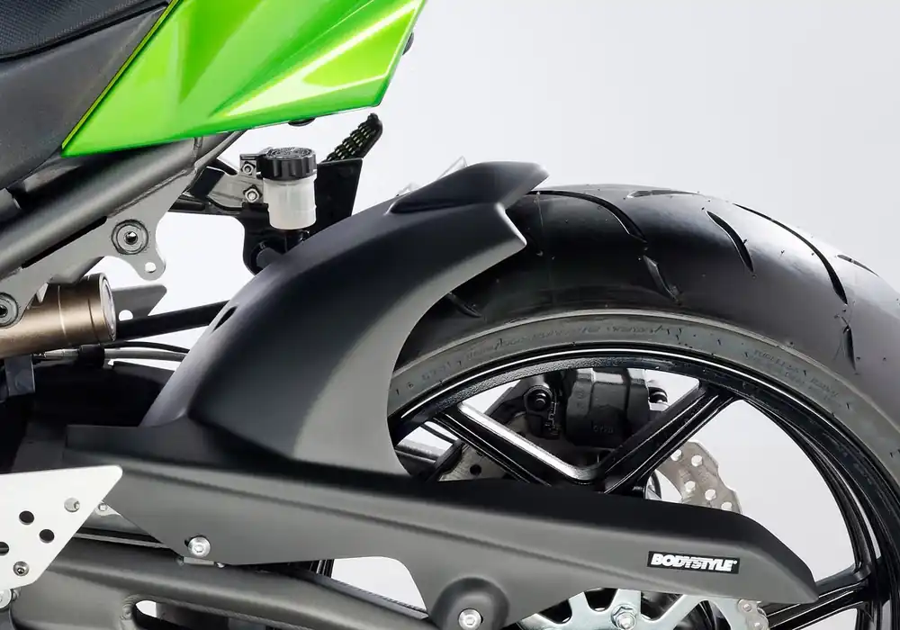 BODYSTYLE Sportsline Hinterradabdeckung ABS Kunststoff unlackiert für KAWASAKI Z1000, Z750R Schnäppchen