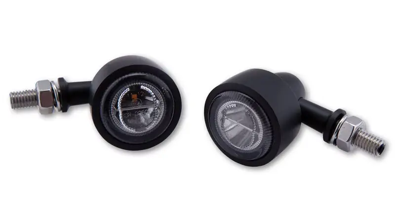HIGHSIDER pro Classic-X1 LED Rück-, Bremslicht, Blinker Schwarz/Getönt 3in1, E-Geprüft (Paar) Super-Preis