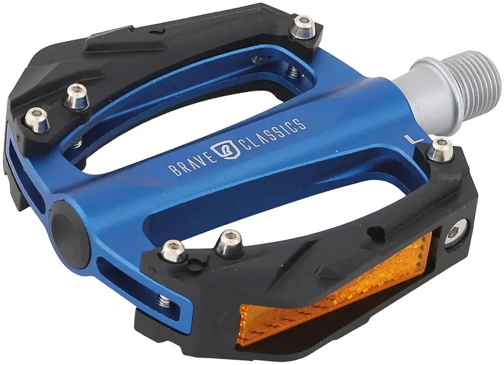 Preisreduziert Brave Classic Pedal Stranger 9/16 Zoll blau