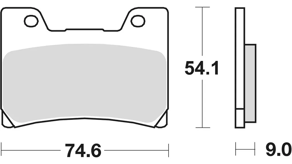 TRW Bremsbelag MCB 622 mit Zulassung Begrenztes Angebot