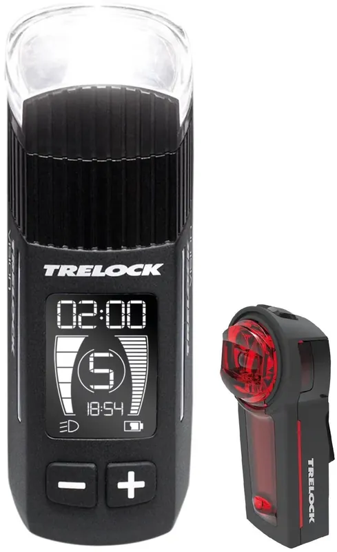 Trelock Leuchten-Set LS 760/LS740 schwarz Geprüft