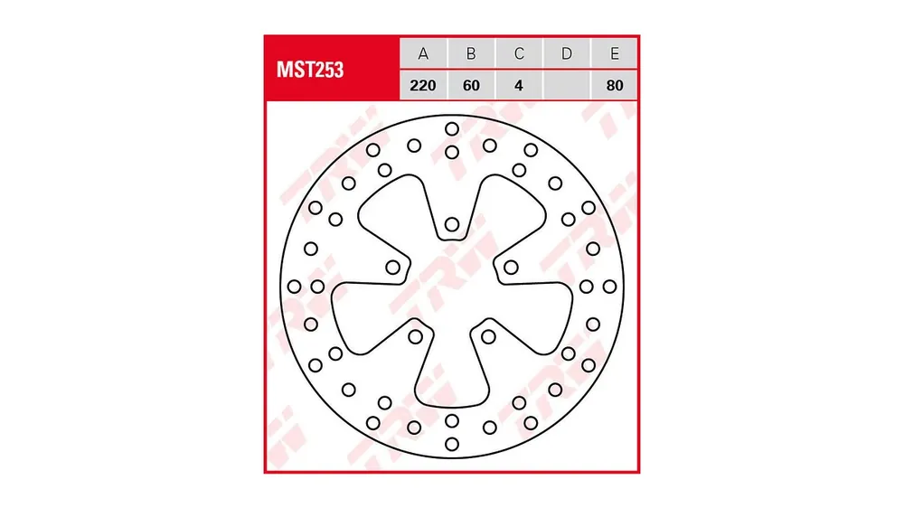 Bestseller TRW Bremsscheibe MST253 mit Zulassung