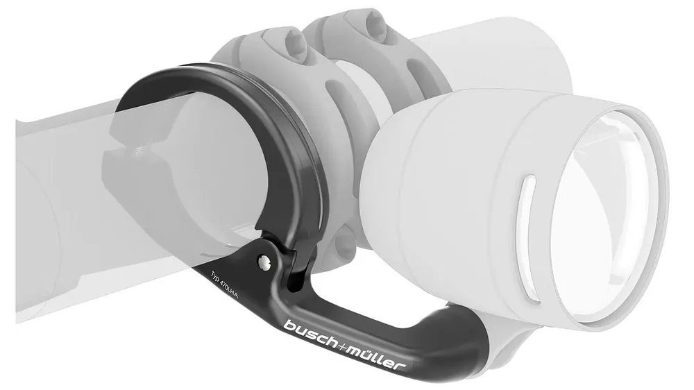 Billig Busch + Müller Scheinwerferhalter 470LHA 35 mm schwarz