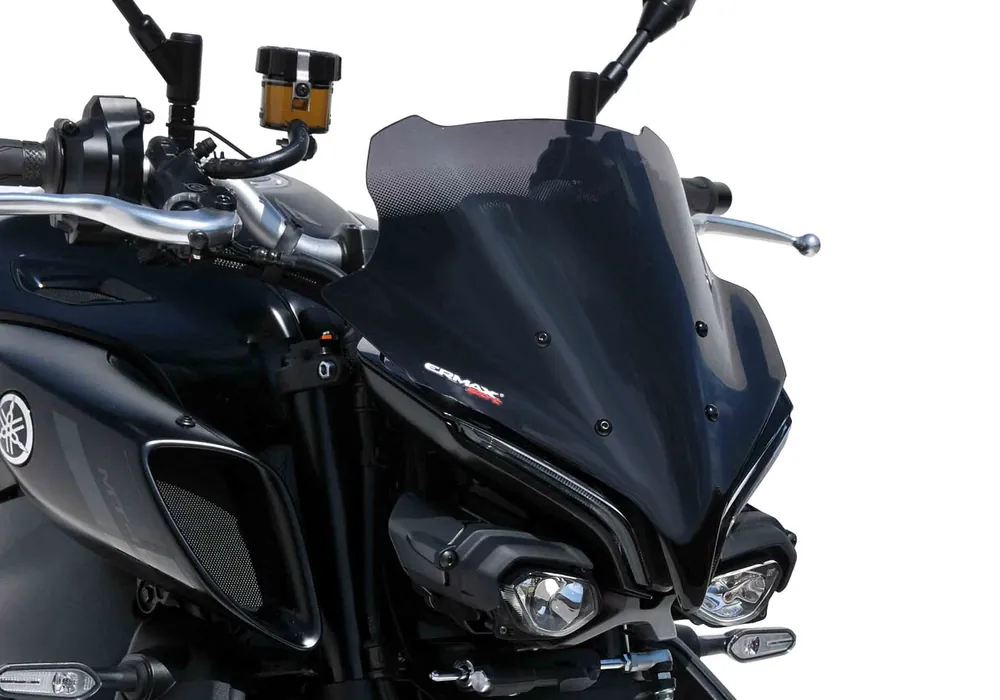 Günstig ERMAX Naked-Bike-Scheibe Acrylic durchsichtig Schwarz getönt für YAMAHA MT-10 / SP