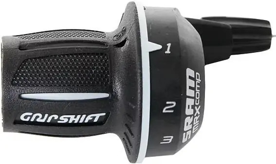 Super-Preis SRAM Drehgriffschalter Grip Shift MRX Comp 3-fach schwarz