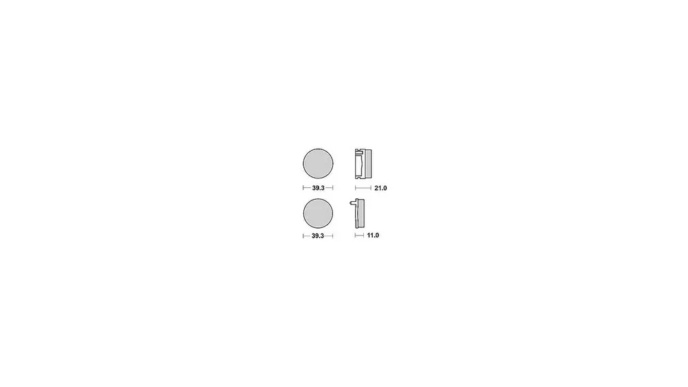 TRW Bremsbelag MCB 504 mit Zulassung Sonderangebot